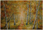 Birken im Herbst, 2010