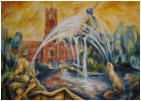 Neptuns Blick auf das Rote Rathaus, 2000